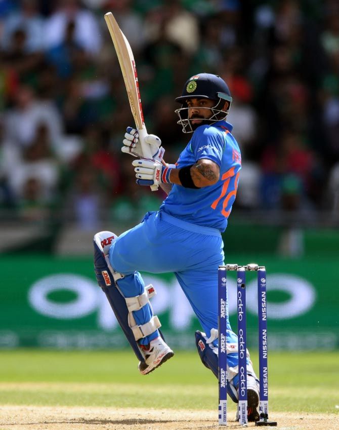 India captain Virat Kohli in action during his innings of 96 not out