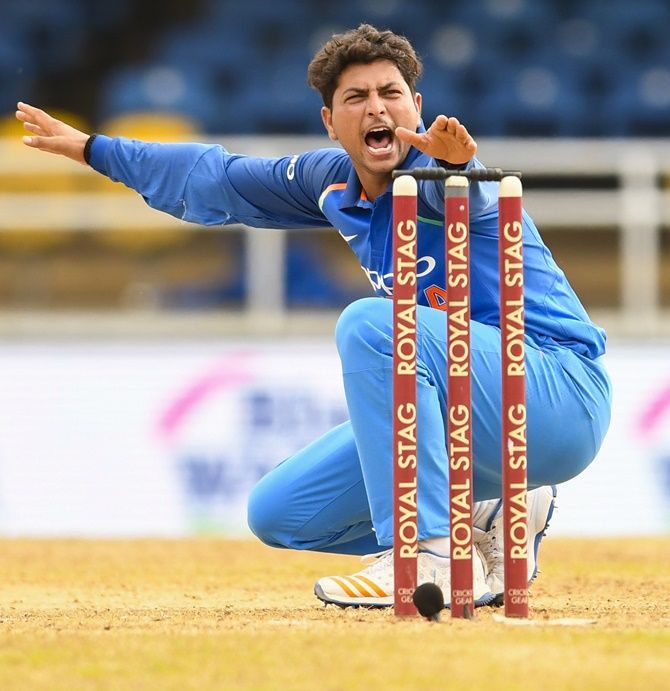 Smith is aware of India's good spin options with Kuldeep Yadav (in the pic) and Yuzvendra Chahal