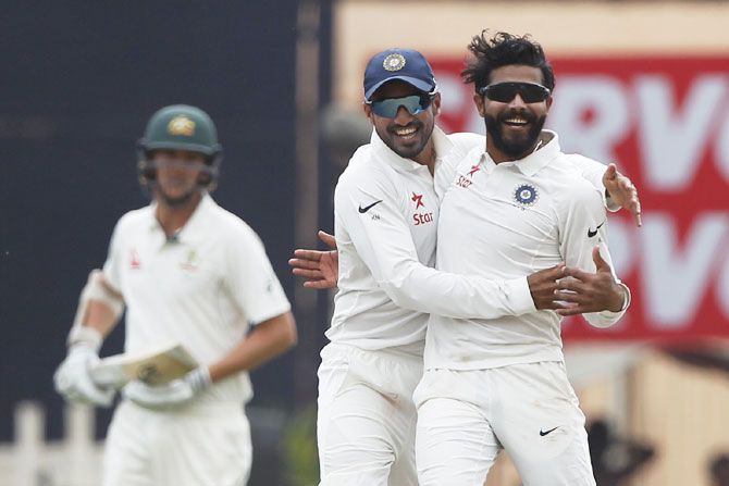 Ravindra Jadeja toiled hard on Friday, bowling 49.3 overs before finishing with figures of 5 for 124