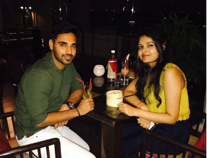 Bhuvneshwar Kumar shared this sweet picture on his Instagram page