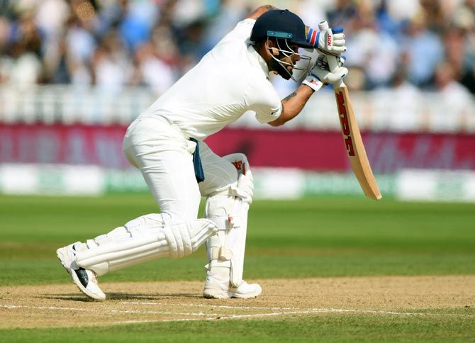 Captain Virat Kohli hit a half-century but the rest of the batsmen once again let the team down