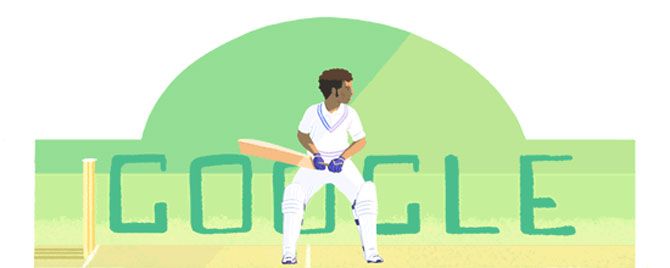 The google doodle dedicated to Dilip Sardesai