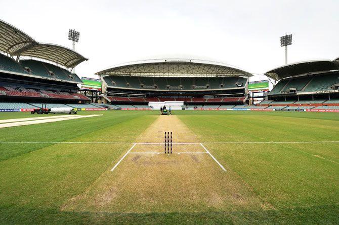 The pitch at the Adelaide Oval. If the curator rolls out a green top, it could suit the fast bowlers of both India and Australia
