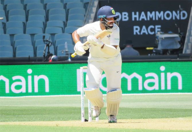 Cheteshwar Pujara rates his innings on Day 1 of the Adelaide Test on Thursday, as one of his top five