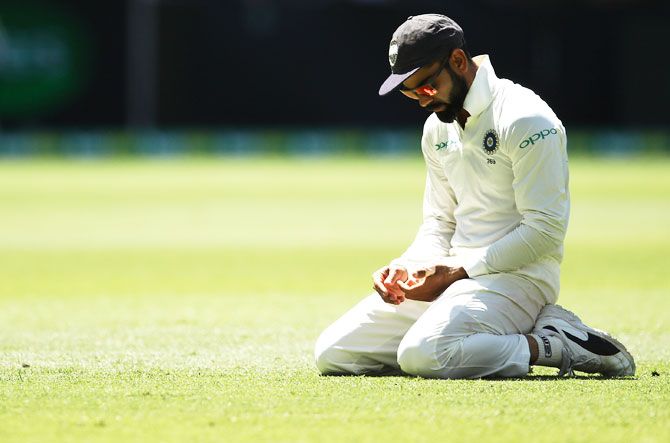 India captain Virat Kohli says, 'We didn't think that we definitely wanted to consider a spinning option on this pitch, especially having a look at the pitch on day one and how we thought it would play on the first three days.'