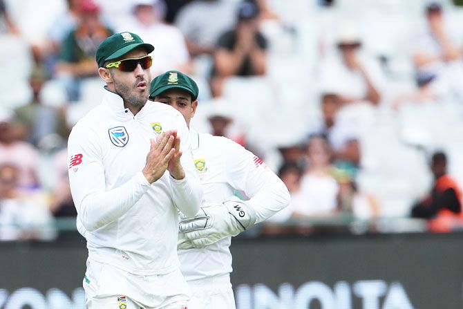 Proteas captain Faf du Plessis was happy by how his 'team responded in tough periods'