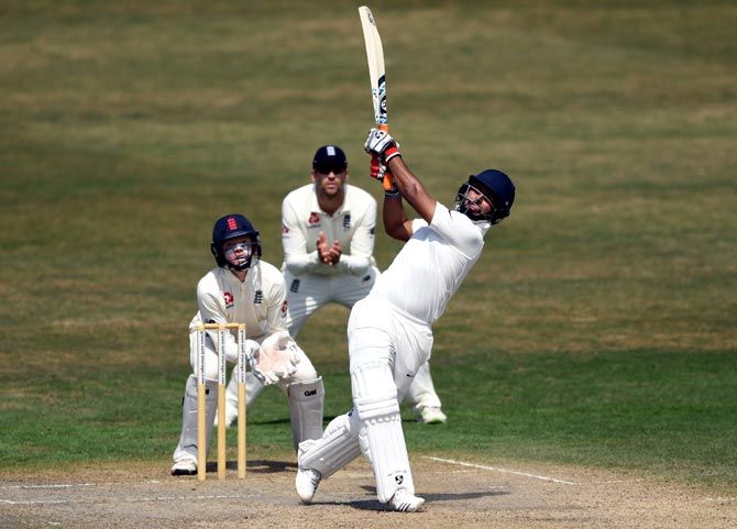 Rishabh Pant became the first Indian wicket-keeper to score a hundred in England during the Oval Test