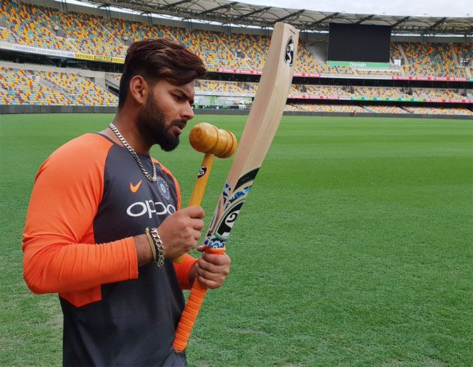 Wonder if Rishabh Pant's hoping for some Thor-like power while facing Aussie in the upcoming T20s