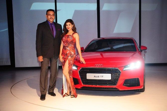 Ravi Shastri and Nimrat Kaur were named brand ambassadors for a German car manufacturer a few years ago