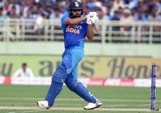 Rohit Sharma spared no bowler during his innings of 159