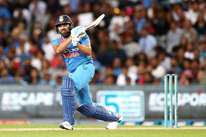 Rohit Sharma scored 50 off 29 balls in his innings on Friday
