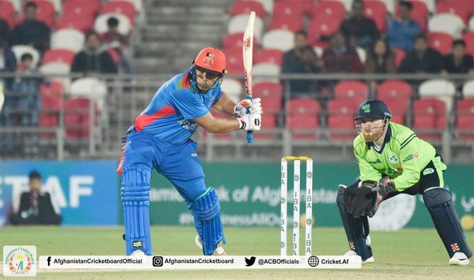 Afghanistan’s Hazratullah Zazai made 162 not out, the second highest score in T20Is, in the 2nd T20I over Ireland on Saturday