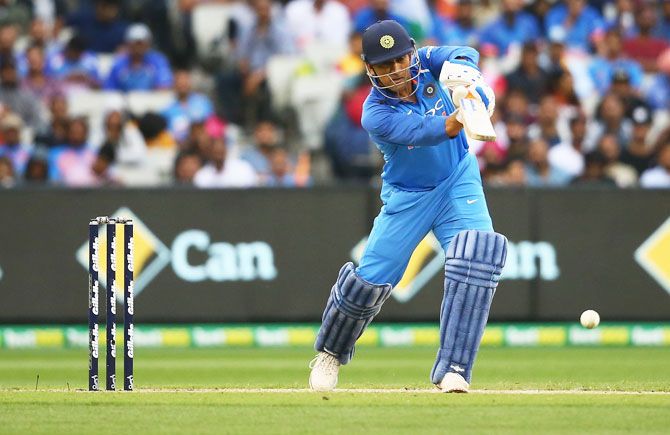 Batting at number four, Dhoni, who generally bats at number six, said he is 'happy to bat at any position, based on requirement of the team'