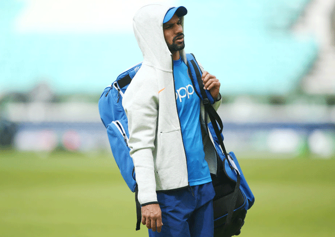 After missing the match against New Zealand on Thursday, Shikhar Dhawan is set to miss the match against Pakistan on Sunday and then the match against Afghanistan on June 22
