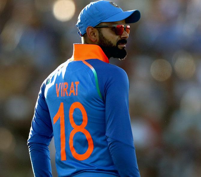 Test players to have numbered jerseys: Kohli 18 - Rediff Cricket