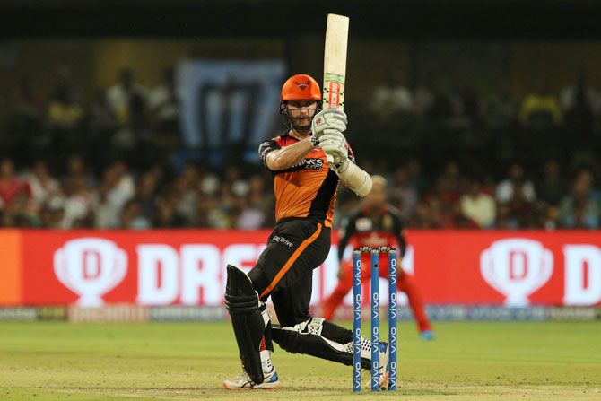 Sunrisers Hyderabad captain Kane Williamson remained 70 not out to take his team to 175 for 7