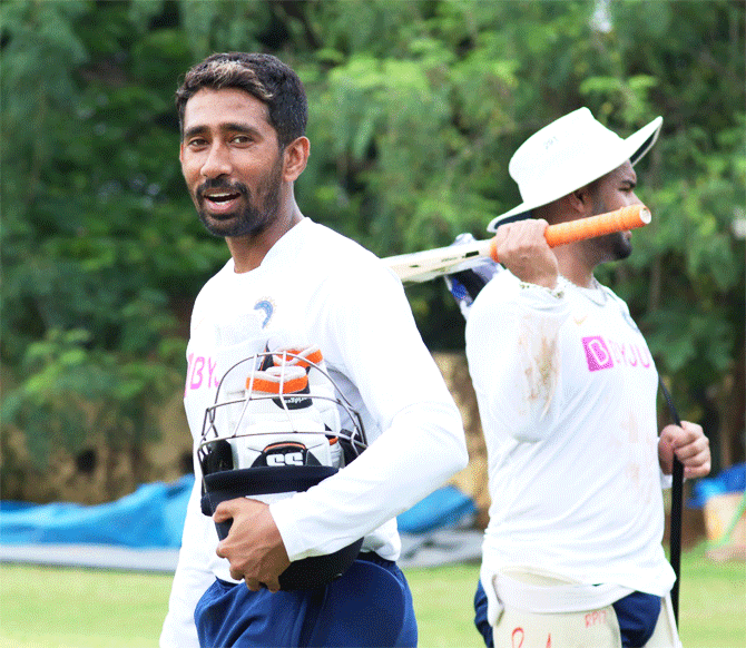 Wriddhiman Saha is chuffed to be back in the mix after being sidelined for more than a year due to injury