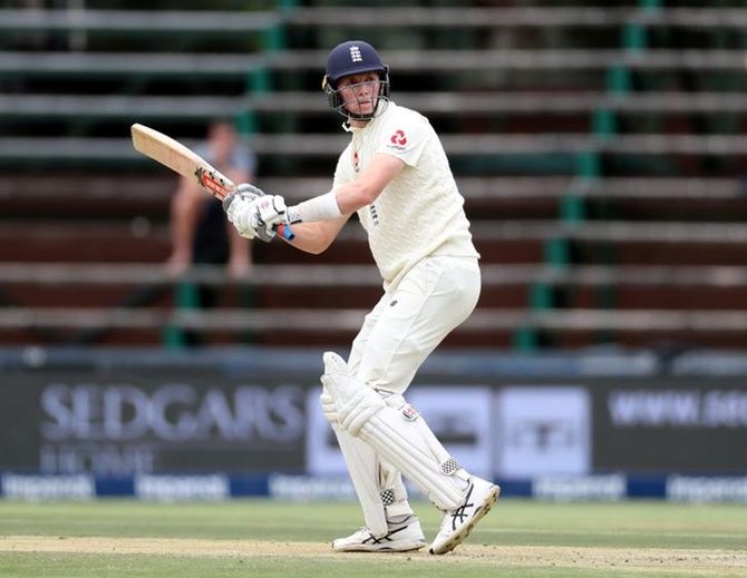 England's Zak Crawley in action on Day 1 of the fourth Test against South Africa at the Wanderers in Johannesburg, on Friday.