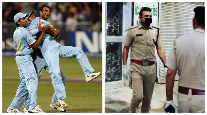 Joginder Singh, who bowled the match-winning over at the 2007 T20 World Cup final, is now on duty as DSP with Haryana Police