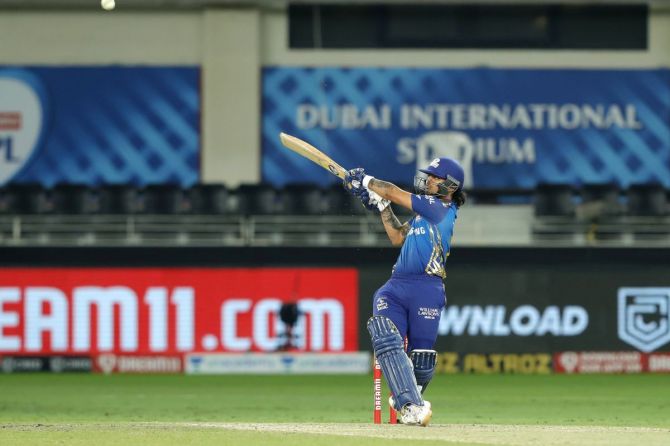 Ishan Kishan scored 55 of 30 balls while he plundered the bowlers in the latter part of the innings