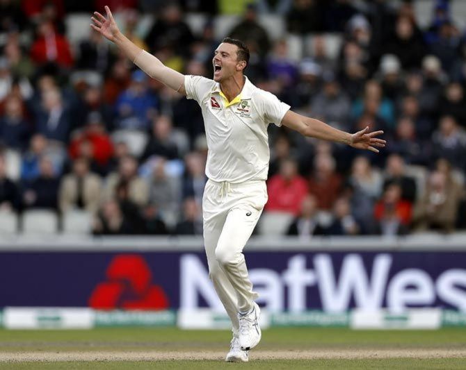 Josh Hazlewood said if they were to play at the Gabba, the fast bowlers would rather get the game out of the way before it became hotter and favoured the batsmen.
