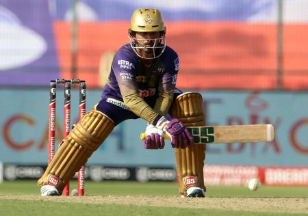 Skipper Dinesh Karthik's 29-ball 58 was the cornerstone of Kolkata Knight Riders's innings in Saturday's IPL match against Kings XI Punjab, in Abu Dhabi.