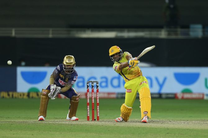 Ambati Rayudu's 38 off 20 balls gave Chennai Super Kings the momentum in the middle overs