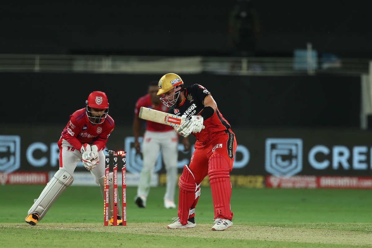 Aaron Finch is bowled by Ravi Bishnoi