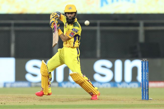 Moeen Ali was Chennai Super Kings's top-scorer with 46 off 31 balls, including 7 fours and a six. 