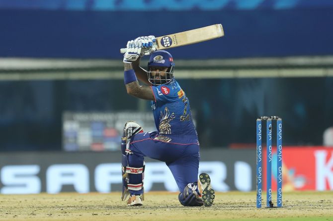 Suryakumar Yadav hit a useful 33 off 27 balls to boost Mumbai Indians