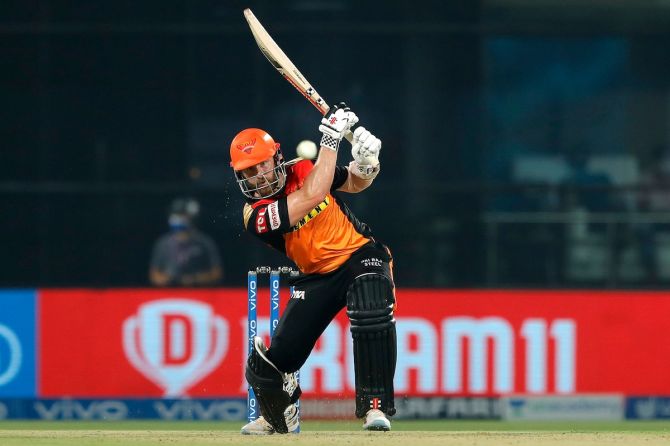 Kane Williamson drives the ball to the boundary