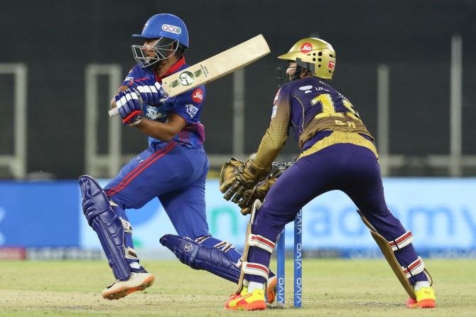 Prithvi Shaw scored a sensational 82 off just 41 balls to set up Delhi Capitals' win over Kolkata Knight Riders in Ahmedabad on Thursday