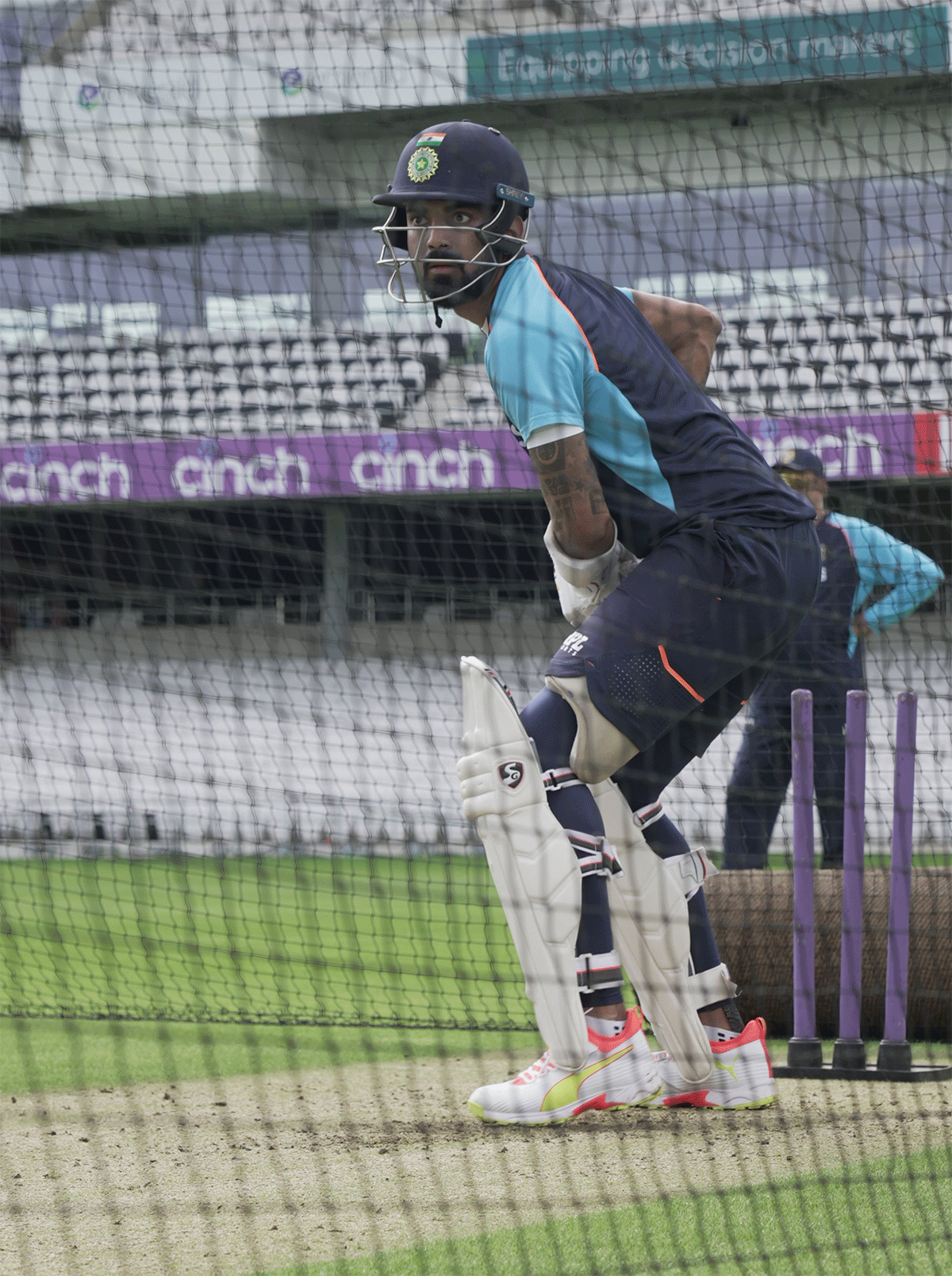 KL Rahul has his eyes on the ball