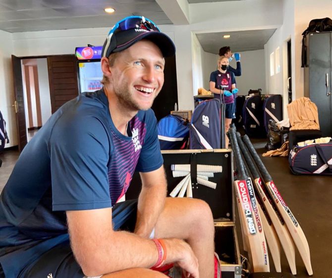 England captain Joe Root is all smiles ahead of the first Test against Sri Lanka in Galle