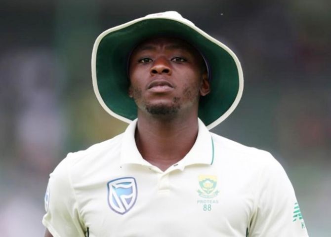 'When you start playing you don't ever think you will be on such a list and have such statistics,' said South African pacer Kagiso Rabada