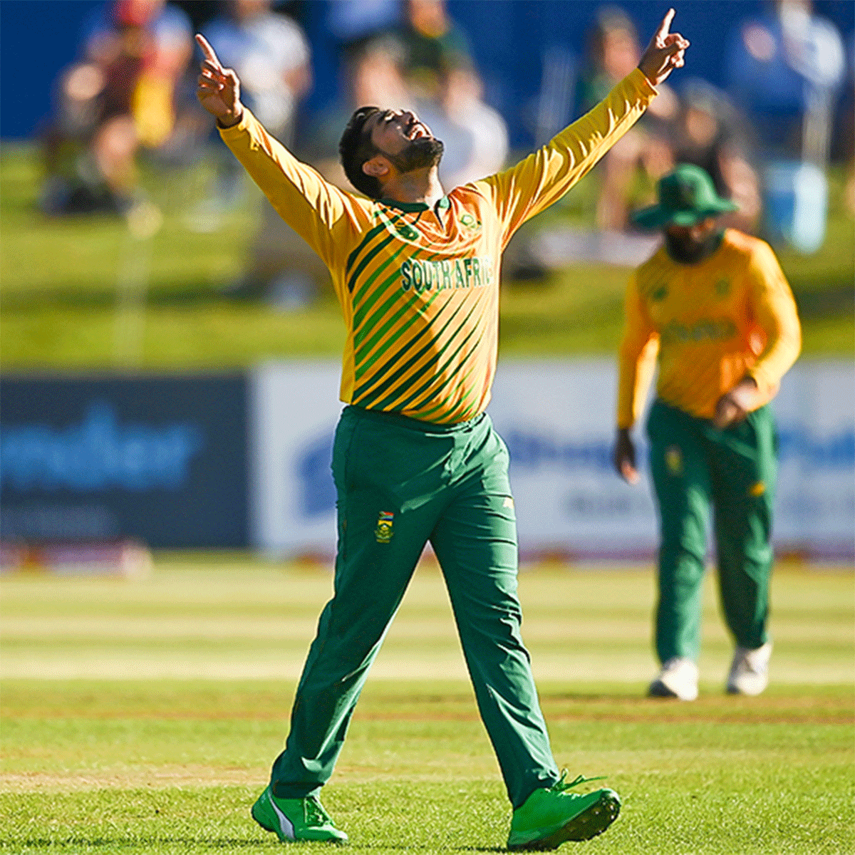 Tabraiz Shamsi, who is the number one ranked bowler in the format, bamboozled the hosts as he turned the ball both ways and collected figures of 4-27.