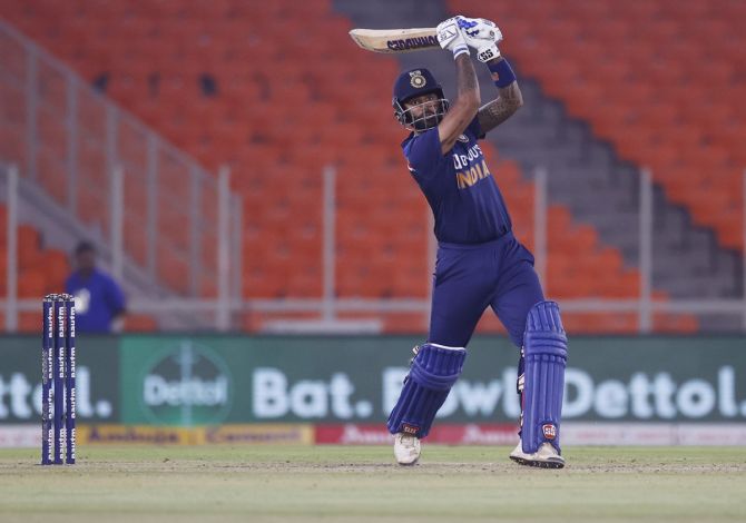 India's Suryakumar Yadav's breezy 50 off 34 balls laid the ground for victory over Sri Lanka in the first Twenty20 International, in Colombo, on Sunday.