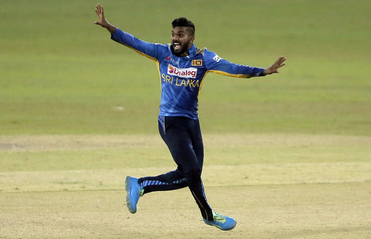 Wanindu Hasaranga took four wickets for nine runs and scored an unbeaten 14 as Sri Lanka beat India by seven wickets in the third T20 International and clinched the series 2-1.