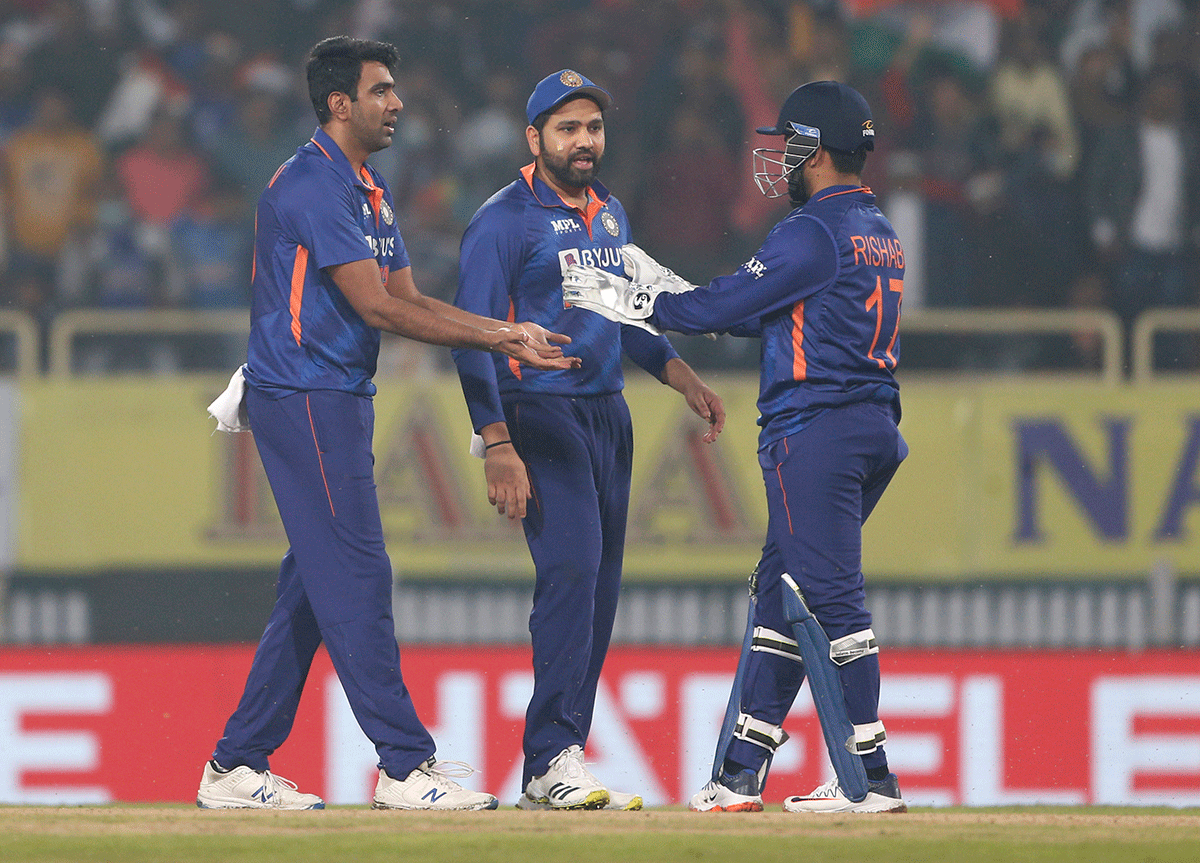 Ravichandran Ashwin returned with figures of 4-0-23-2 and 4-0-19-1 in the Jaipur and Ranchi T20Is. Along with Axar Patel, he restricted the run flow in the middle overs.