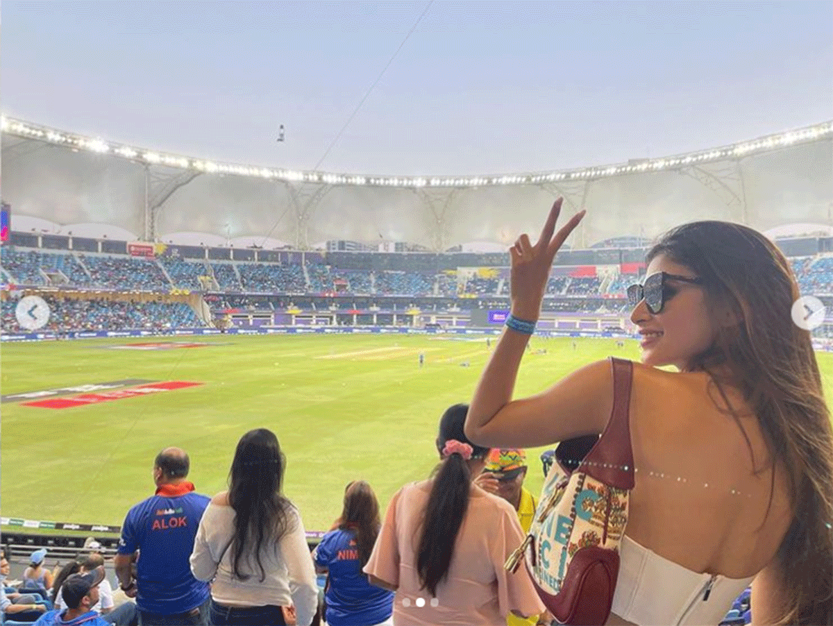 Mouni Roy at the Dubai International Stadium