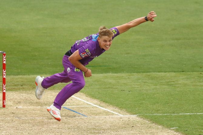 Nathan Ellis was named as one of the reserves in Australia's squad for the T20 World Cup, which follows the IPL in the UAE, following his hat-trick against Bangladesh in August 2021.