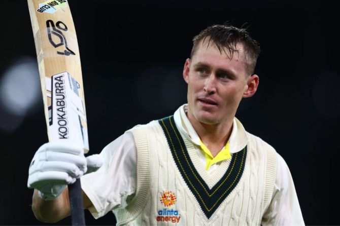 Australia's Marnus Labuschagne notched up another hundred in Adelaide