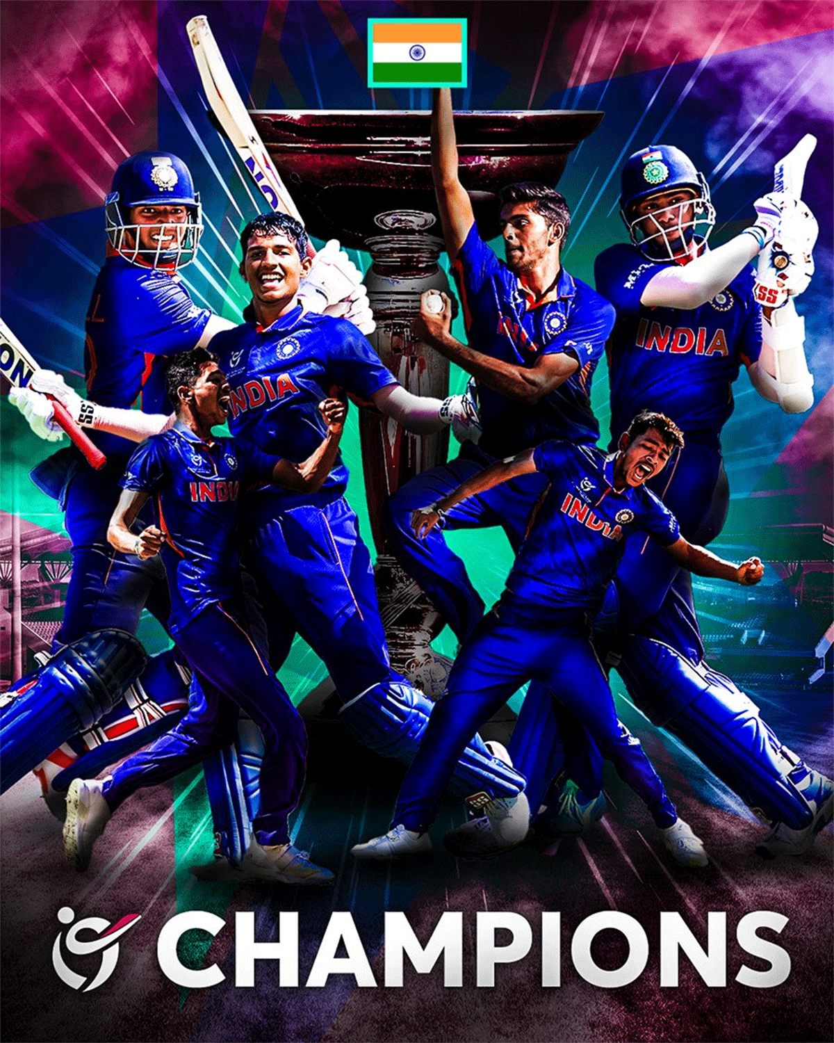 India won the Under-19 World Cup on Saturday