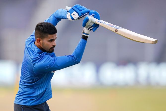With Virat Kohli on a break, Shreyas Iyer is likely to be tried out in the middle order in Sunday's third and final T20 International against the West Indies in Kolkata.