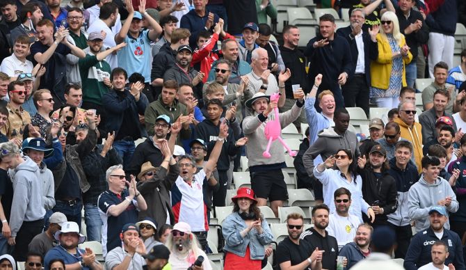 A number of fans said they were targeted by racist abuse from other fans during the fifth Test between England and India at Edgbaston in Birmingham. 