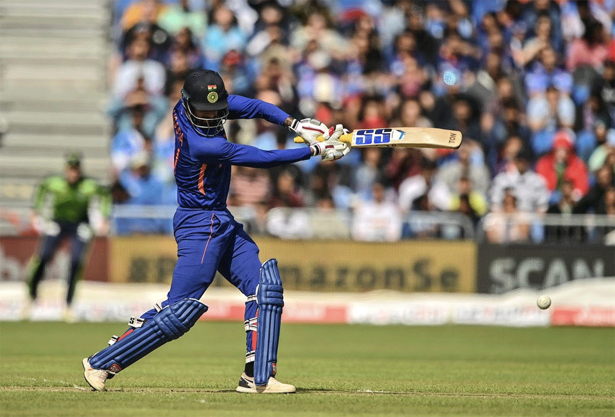 Deepak Hooda slammed 104 off just 57 balls to help India to a big total