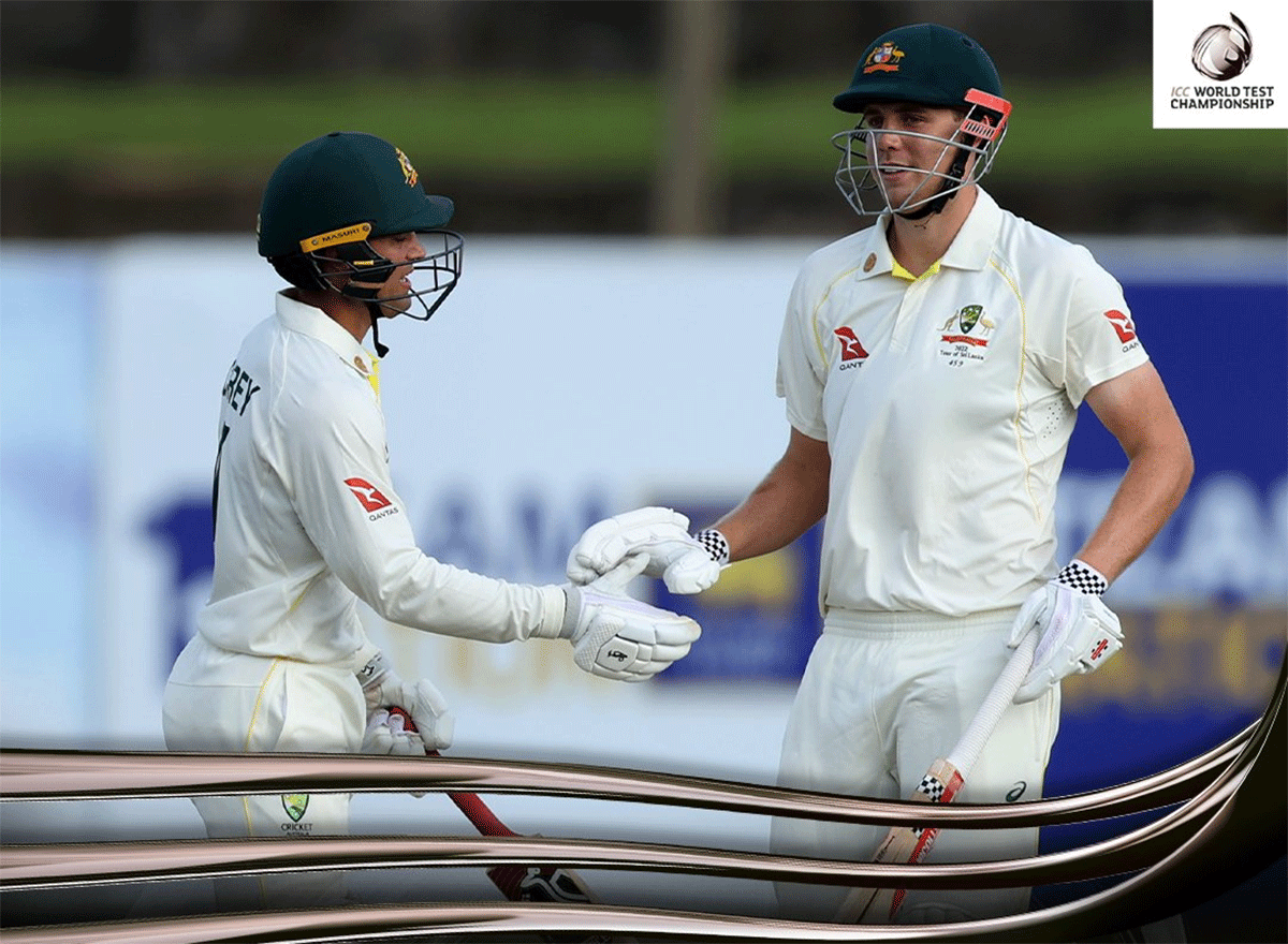 Cameron Green added 84 runs with Alex Carey to help Australia go past Sri Lanka's 212 on Day 2 of the first Test in Galle on Thursday