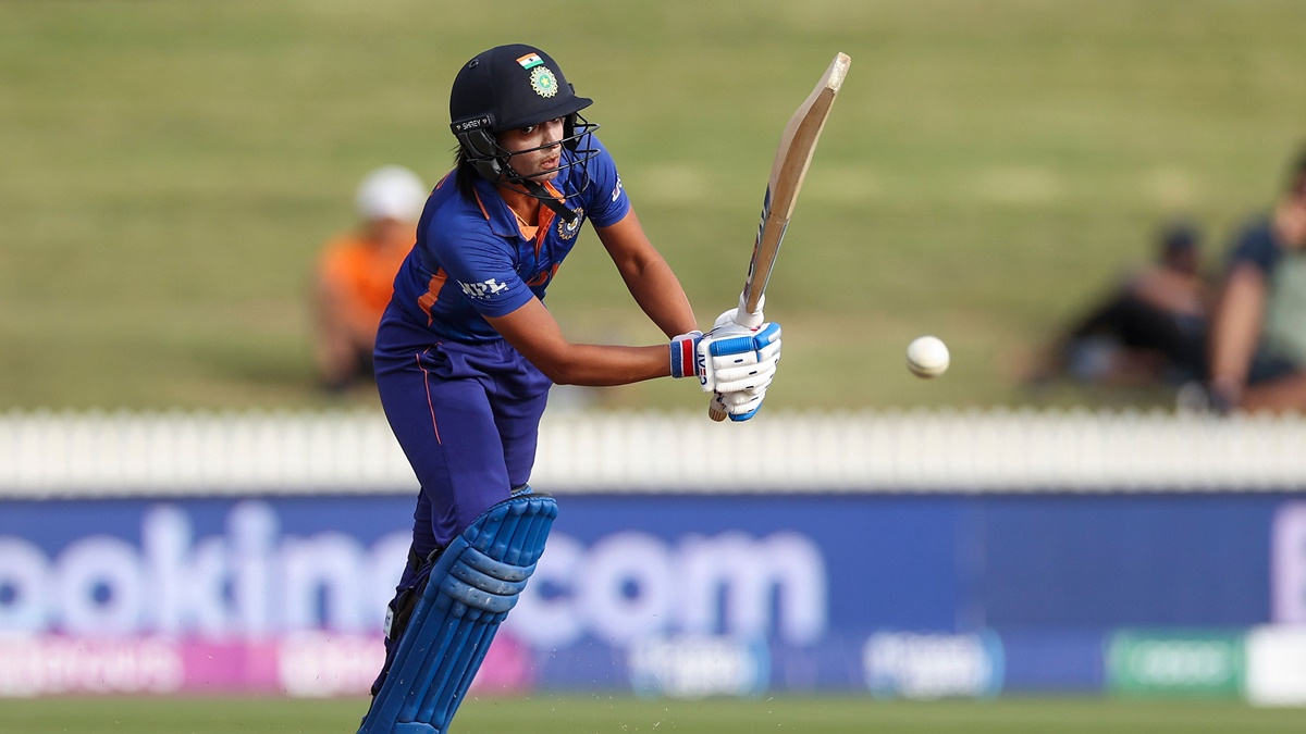 Harmanpreet Kaur scored 109 off 107 balls, studded with 10 fours and 2 sixes.