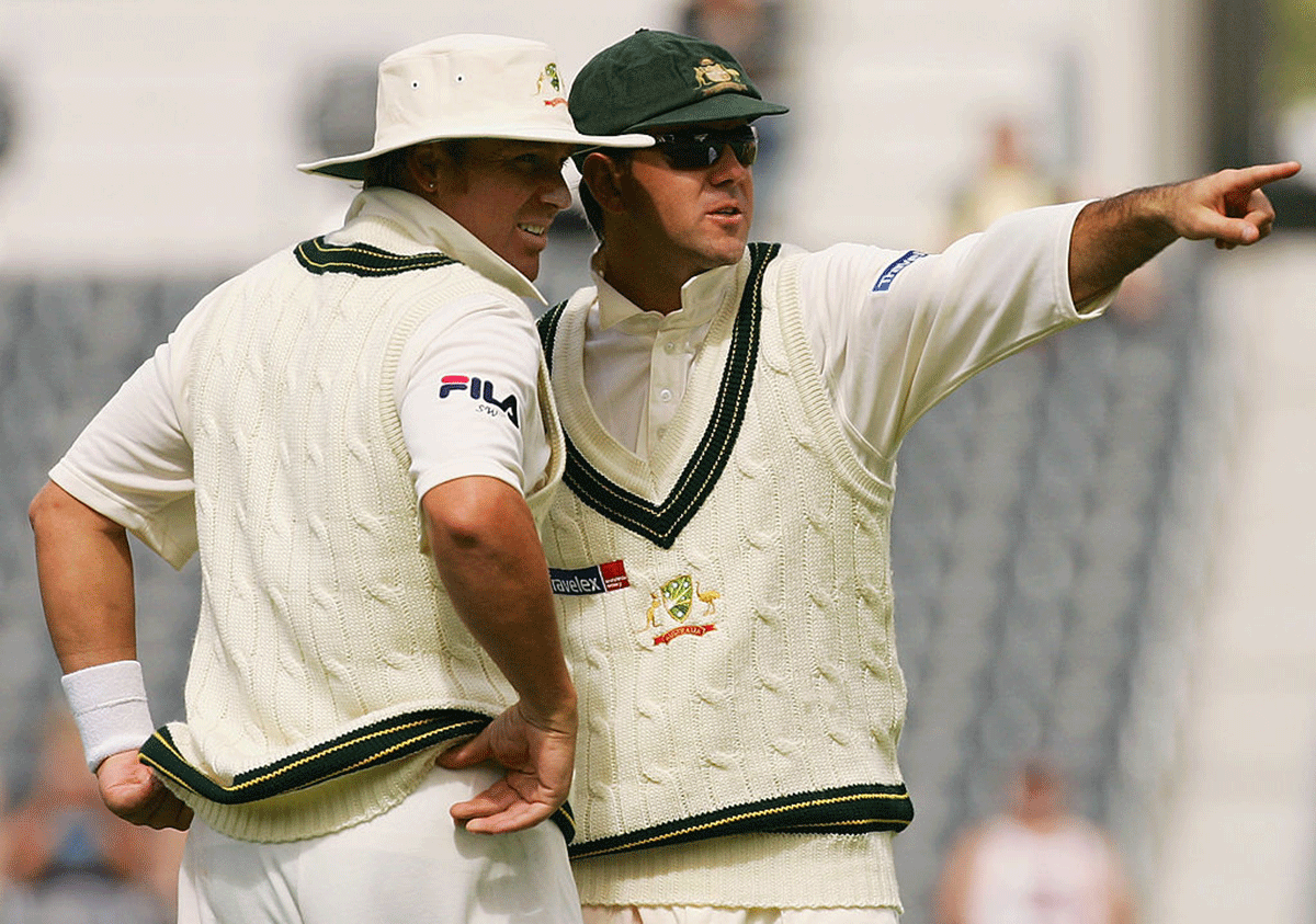 Ricky Ponting and the late Shane Warne