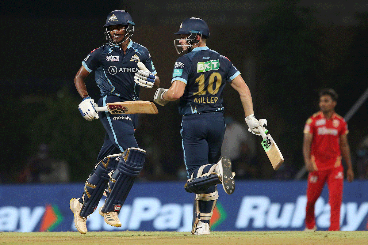 Sai Sudarshan and David Miller put on 23-run stand for the 4th wicket